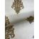 Tapet de vinil compact Sevillе tapiserie PVIP auriu laptos 6-0435 pentru living dimensiune 1.06 m x 10.05m