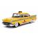 Masinuta de metal yellow taxi chevy 1957 scara 1:24