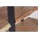Raft fier negru cu 5 polite lemn natur artur 110 cm x 40 cm x 180 h