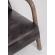 Fotoliu tapiterie piele ecologica maro cu aspect vintage picioare lemn ancilla 66 cm x 85 cm x 74 h