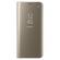 Husa Book Clear view compatibil Samsung galaxy s6 edge gold