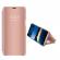 Husa Book Flip Stand Mirror Clear View Samsung Galaxy A9 2018 Rose