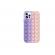 Husa de protectie POP IT compatibila cu IPhone 11 pro max  Mov/Roz/Bej