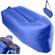 Saltea autogonflabila   lazy bag   tip sezlong, 230 x 70cm, culoare bleumarin, pentru camping, plaja sau piscina
