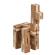 Joc logic puzzle 3d din bambus flexi-cub