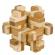 Joc logic iq din lemn bambus in cutie metalica construction
