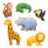 Puzzle gigant djeco animale salbatice