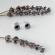 Cercei cu piatra semipretioasa Hematite nemagnetice 8 mm