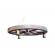 Lustra rustica WoodWheel Outside maro diametru 57 cm 3 becuri