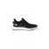 Sneakers Letoon negru-alb din material textil flexibil 2102