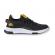 Sneakers Letoon negru-galben din material textil flexibil 2102