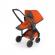 Carucior copii 2 in 1 greentom 100% ecologic black orange