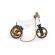 Bicicleta fara pedale funny wheels supersport 2 in 1 pearl