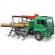 Camion lemne man tga cu macara de incarcare si 3 busteni bruder