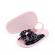 Sandalute roz cu danteluta bleumarine (marime disponibila: 3-6 luni (marimea 18