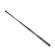 Baston telescopic din otel ideallstore®, defence tactic, argintiu, 64 cm, 4 sectiuni, husa inclusa