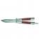 Cutit, briceag fluture, balisong, butterfly, lemn, maro, 22 cm
