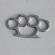 Rozeta - box - pumnal 1 cm grosime, silver