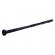 Set baston telescopic din otel, negru, 64 cm si pumnal craniu