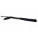 Set baston telescopic din otel, argintiu, 64 cm si box negru 0.5 cm grosime