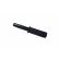 Baston telescopic flexibil ideallstore®, stealth defence, maner cauciuc, 46.5 cm, negru