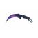 Cutit karambit rainbow 18.5 cm