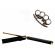 Set baston telescopic 65 cm auriu + pumnal craniu