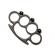 Set baston telescopic 66 cm + box craniu negru