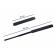 Set baston telescopic police, 49 cm + box craniu argintiu