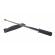 Set baston telescopic flexibil argintiu, maner cauciuc, 47 cm  + box argintiu 1 cm grosime
