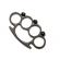 Set baston telescopic flexibil argintiu, maner cauciuc, 47 cm  + box craniu negru