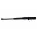 Set baston telescopic flexibil negru maner tip tonfa 47 cm + box craniu auriu