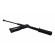 Set baston telescopic flexibil negru maner tip tonfa 47 cm + pumnal craniu