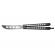 Cutit, briceag fluture, butterfly, grand grey, pentru antrenament, 27.5 cm