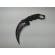 Cutit karambit, purple lightning 18.5 cm