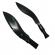Maceta, otel inoxidabil, negru, british blade, 33 cm