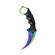 Set 2 cutite ideallstore®, karambit si fluture, otel inoxidabil, multicolor
