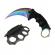Set box, model 2019, cu snur si cutit, karambit, fade, 18.5 cm