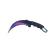 Set box, model 2019, cu snur si cutit, karambit, fade, 18.5 cm