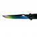 Briceag fluture, tree of life, otel inoxidabil, multicolor, 21.5 cm
