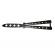 Briceag fluture de antrenament, otel inoxidabil, basic blade, 22 cm, argintiu