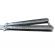 Briceag fluture de antrenament, otel inoxidabil, bullet blade, 22 cm, argintiu