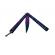 Cutit, briceag fluture, balisong, butterfly, rainbow class, 21.5 cm, multicolor
