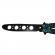 Cutit, briceag fluture, butterfly, scared skulls, pentru antrenament, 22 cm, albastru