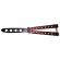 Cutit, briceag fluture, butterfly, scared skulls, pentru antrenament, 22 cm, rosu