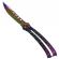 Cutit, briceag fluture, future knife, 25 cm, multicolor