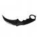 Cutit-karambit, rainbow web, 18.5 cm, multicolor