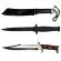 Set macete ideallstore®, rambo style, editie de colectie, otel, multicolor