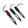 Set trei cutite de aruncat, three brothers, multicolor, otel inoxidabil, 18.5 cm