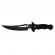 Cutit de vanatoare ideallstore®, vendetta knife, otel inoxidabil, negru, 31.5 cm, toc inclus